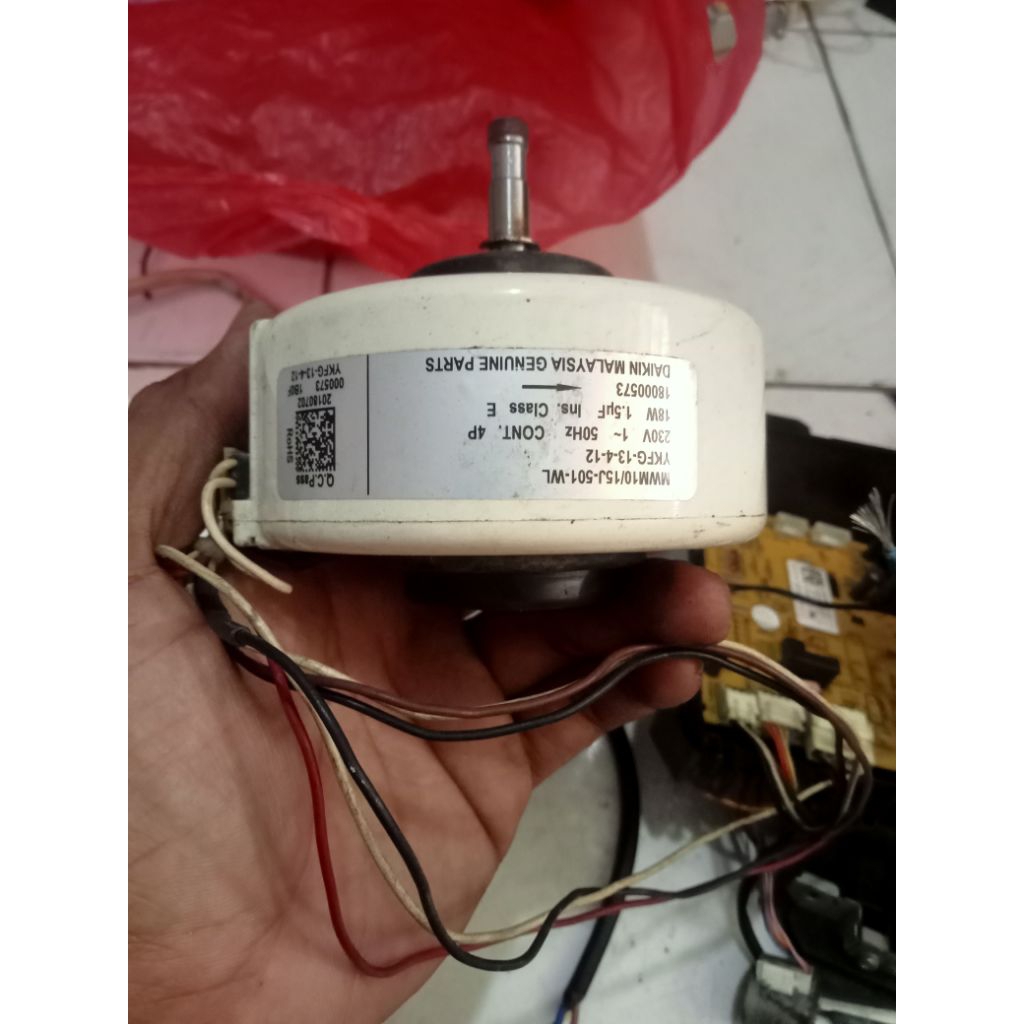 fan motor indoor ac daikin thailand MWM10/15J-501-WL YKFG-13-4-12 ori