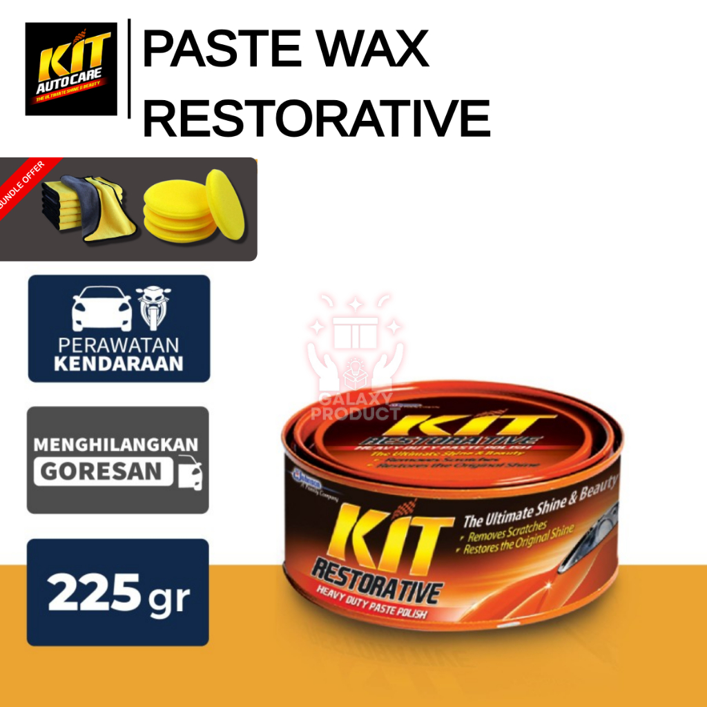 KIT Paste Restorative 225gr - Perawatan Cat Mobil Menghilangkan Goresan