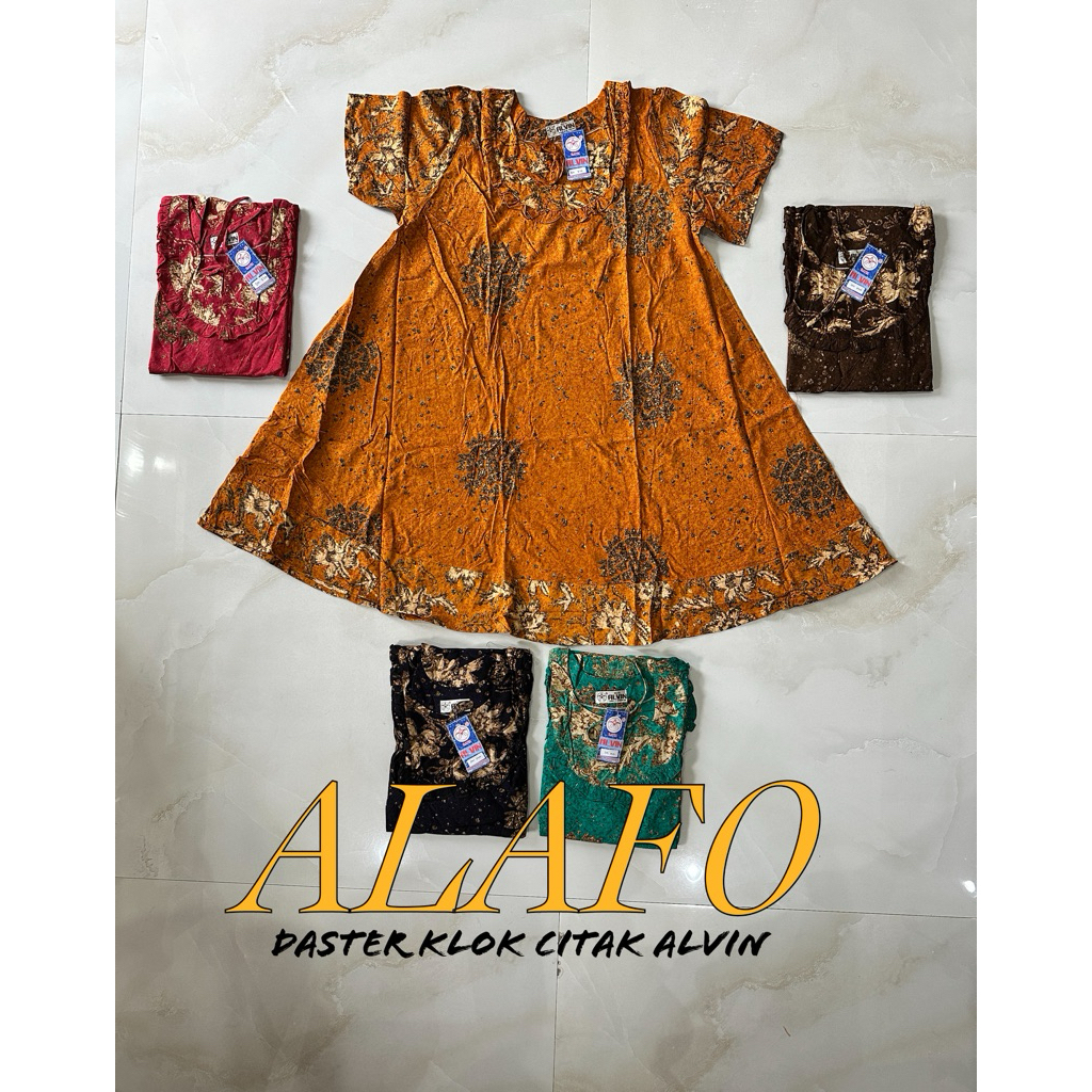 DASTER KLOK NYAMAN BATIK ALVIN CITAK