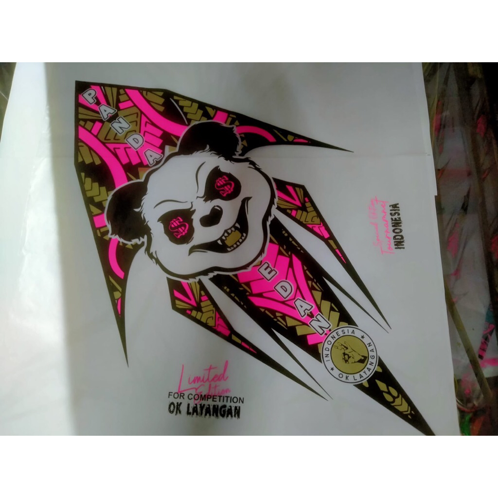 jasa sablon kertas layang - layang sukoi 3 warna