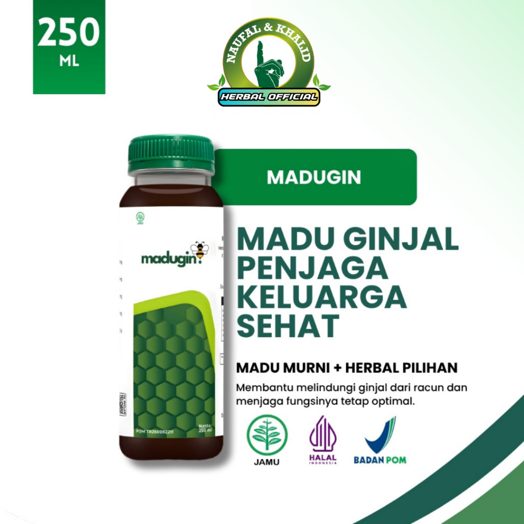 Madugin Herbal Batu Ginjal – Madu Alami untuk Menghancurkan Batu Ginjal & Menjaga Kesehatan Ginjal