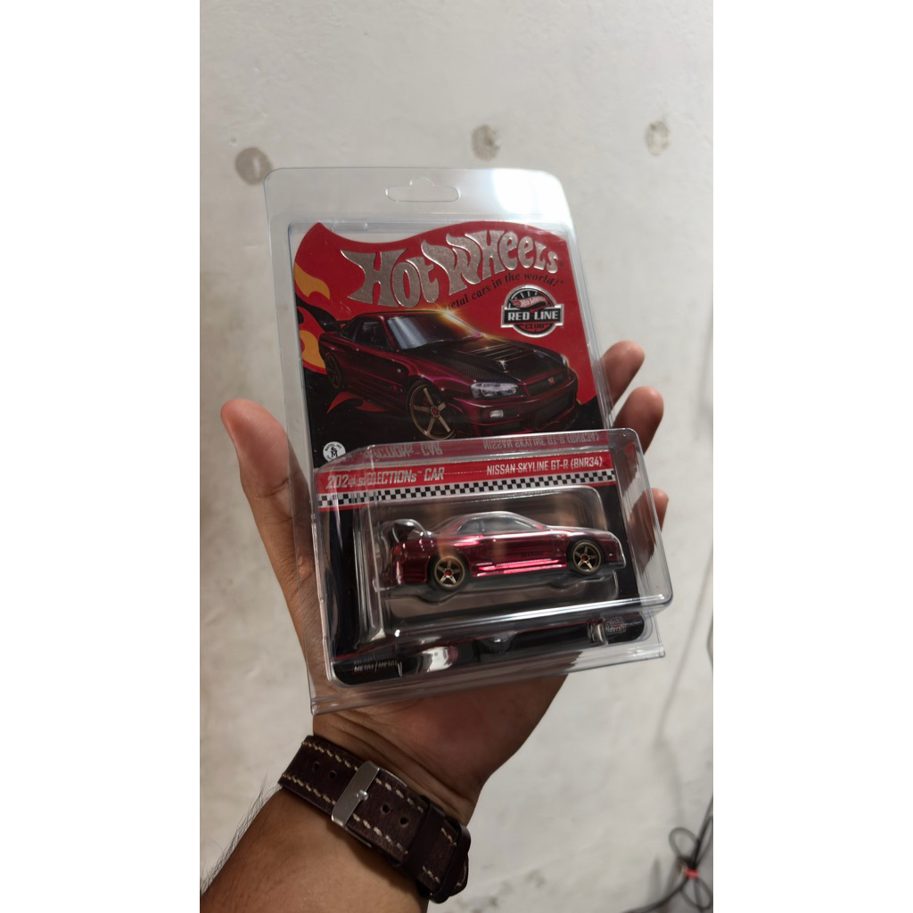 HOT WHEELS RLC R-34 MERAH OXBLOOD