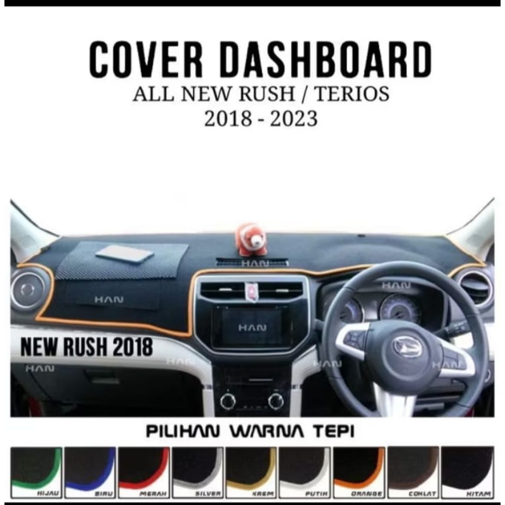 Aksesoris Interior Karpet Dashboard All  New Rush/Terios 2018 - 2025