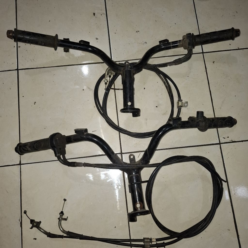 Setang Setir Stang Stir Set Kabel Gas Vario 125 150 Led Old Original