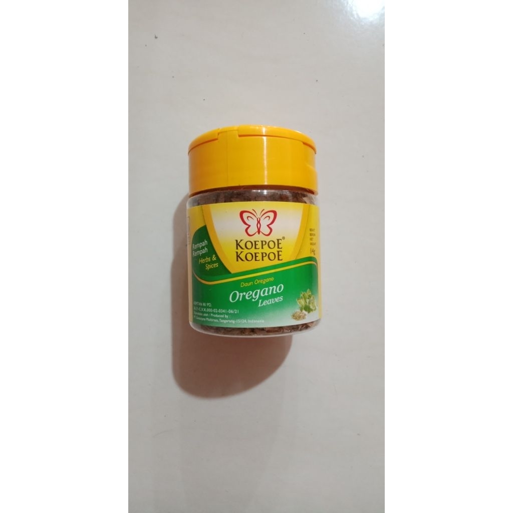 Koepoe Koepoe oregano/rempah daun oregano 14gr