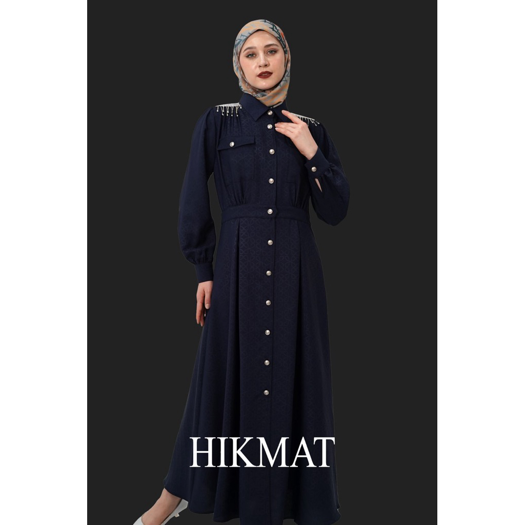 Gamis Abaya HIKMAT Terbaru 7369 Nebravestlegion