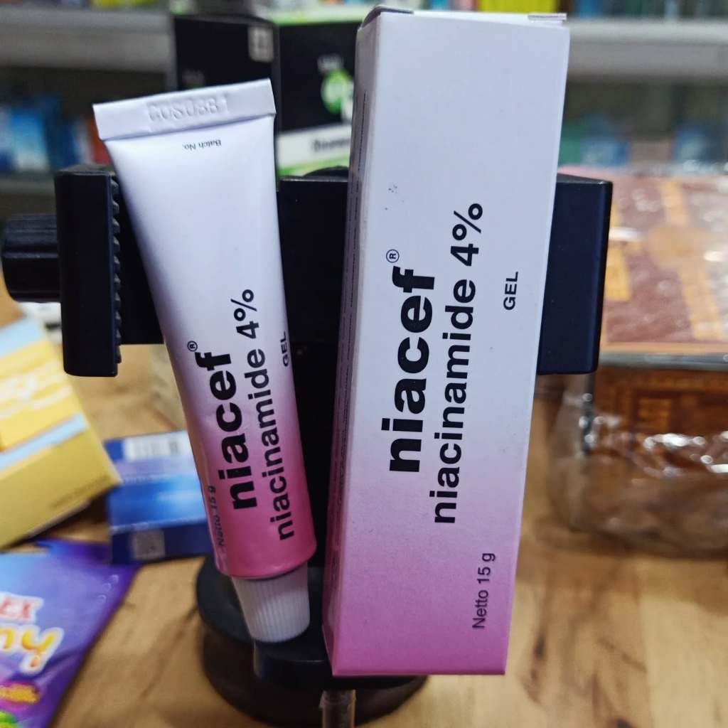 Niacef Gel 4% Niacinamide Untuk Jerawat Inflamasi