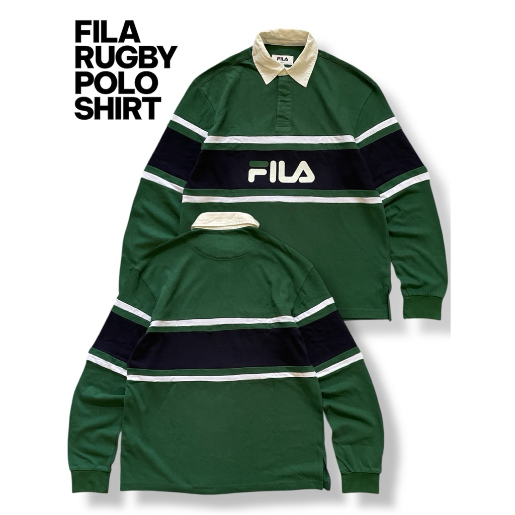 Fila Rugby Polo Shirt size Fit M luar