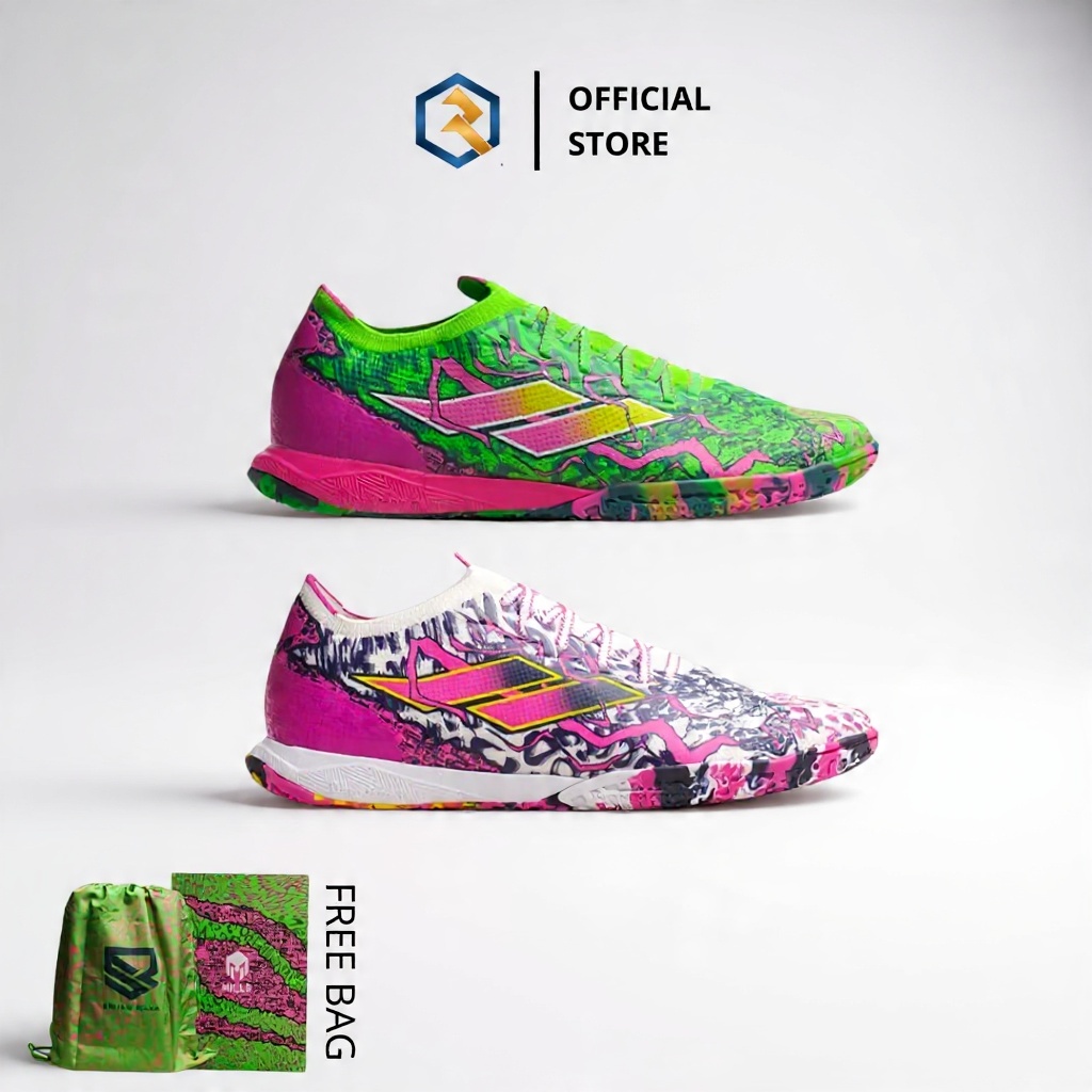 SEPATU FUTSAL MILLS XYCLOPS WILDBLAST RS IN NEW FREE TAS