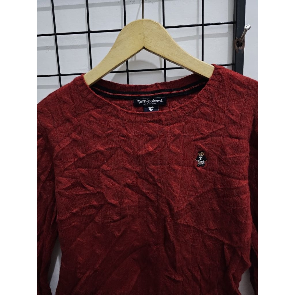 sweater kepang teenie weenie rajut xs