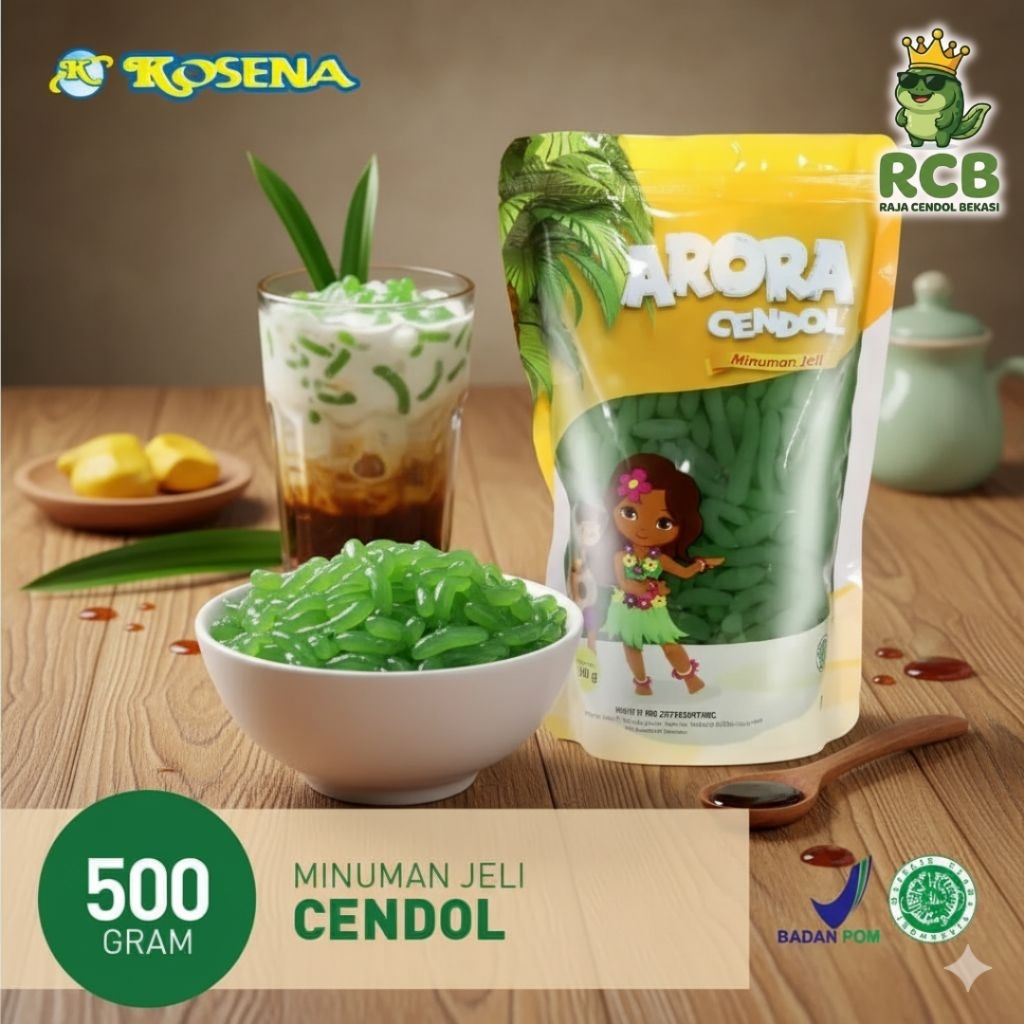 CENDOL KECEBONG ARORA JELLY CENDOL CEBONG 500GR