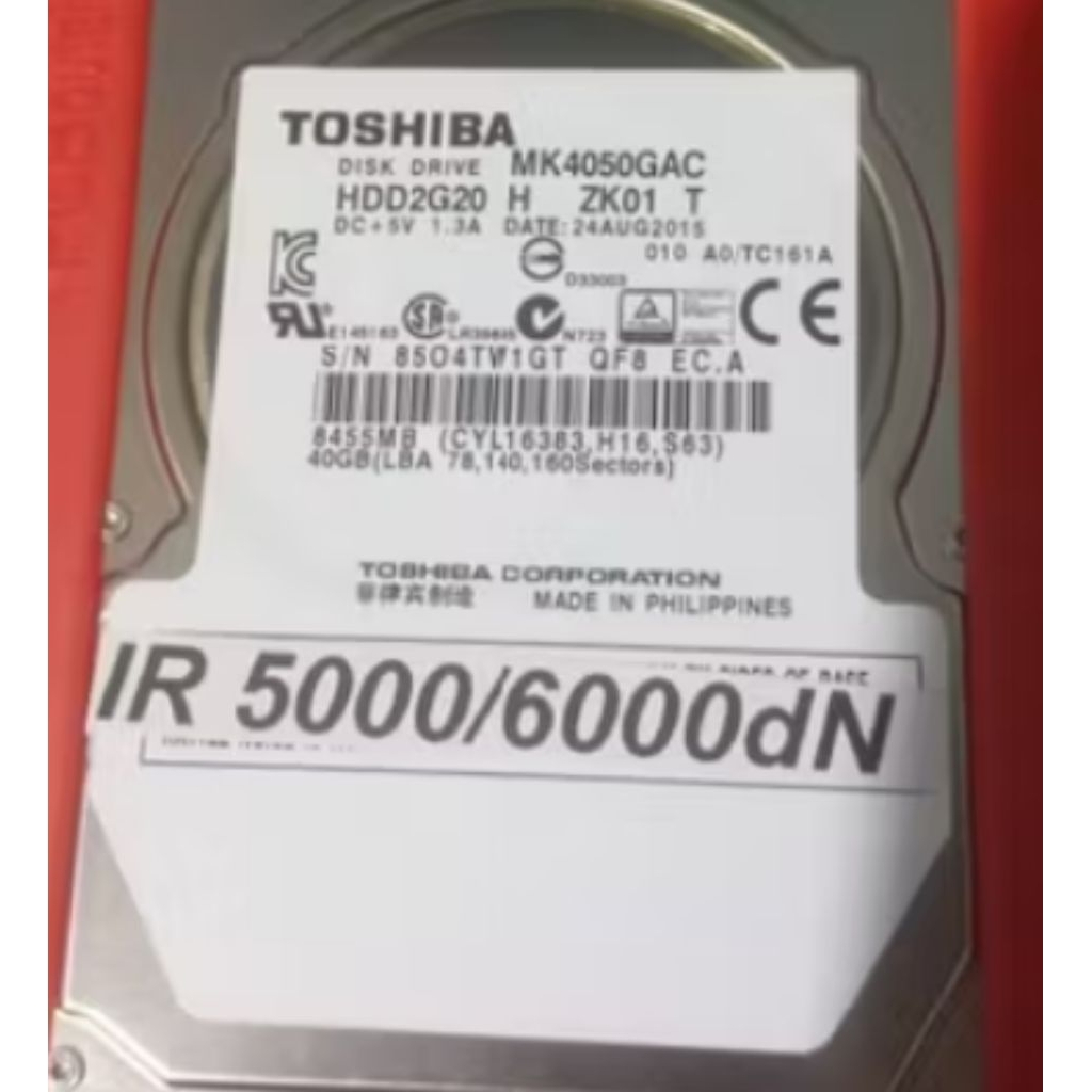 Harddisk Mesin Fotocopy Canon IR 5000/6000DN