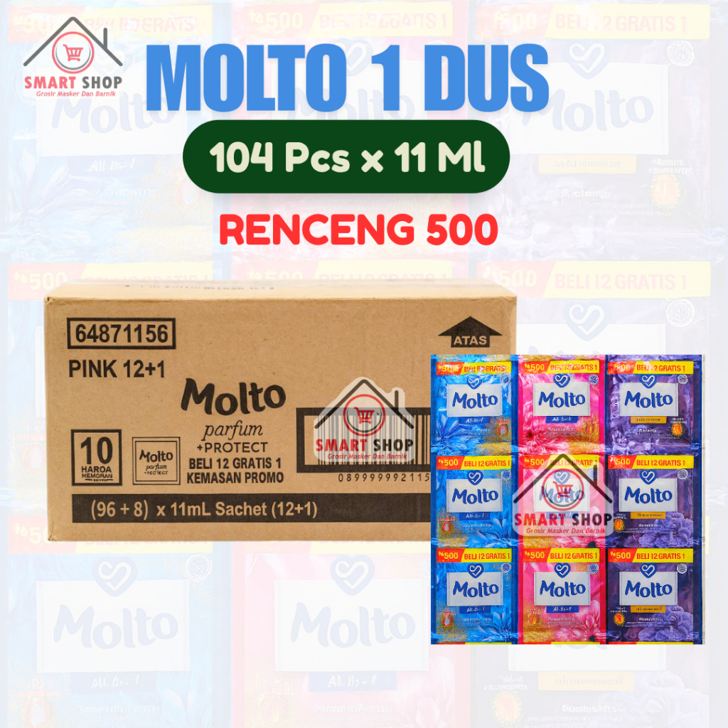 RINSO CAIR 1 DUS / Rinso Renceng 1 Dus 20 ml isi 104 sachet Anti Noda