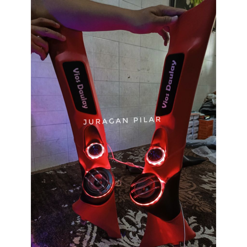 Pilar 3 way vios atau limo gen 2 tahun 2007-2012 kosongan atau full set spiker midrange dan tweeter