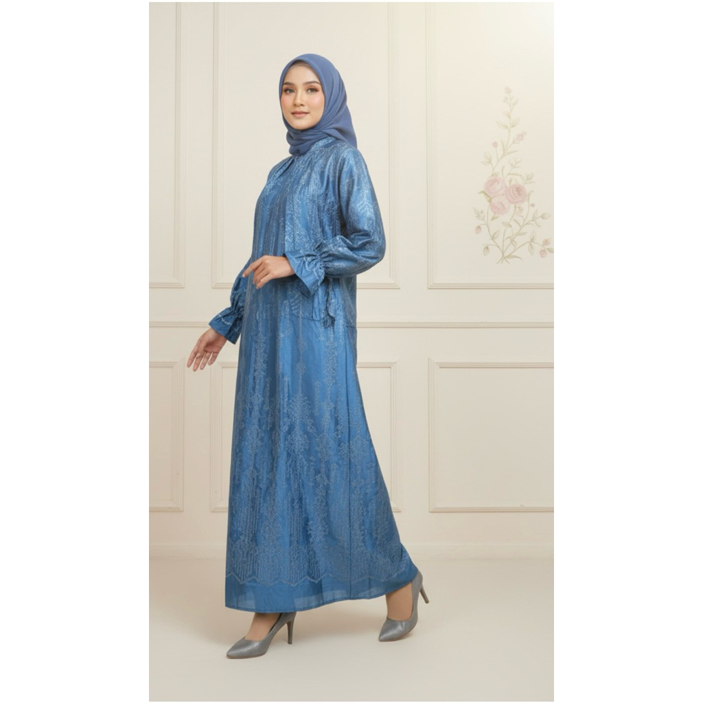 Baju  gamis lebaran ,baju Gamis dress ,baju seragam lebaran