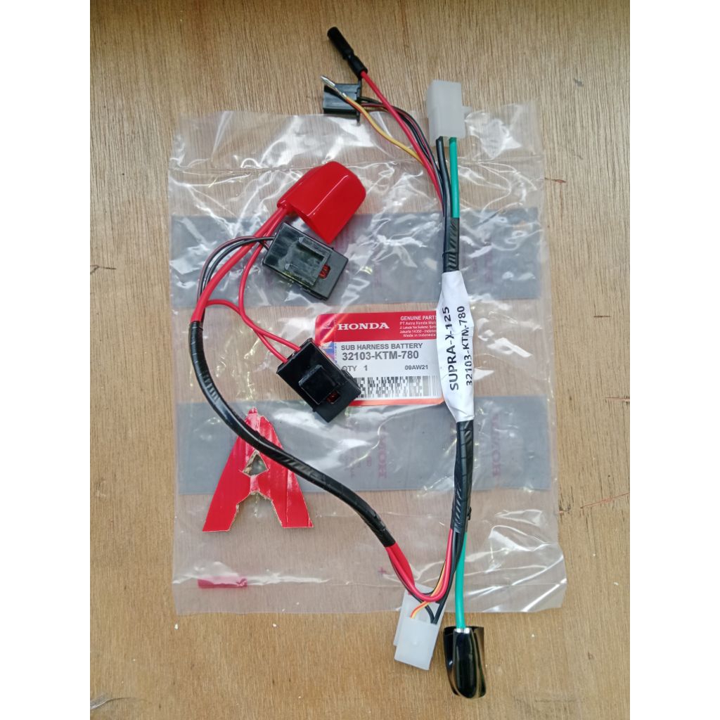 KABEL AKI ACU SUPRA X 125 SUB HARNESS BATTERY SUPRA X 125 32103-KTM-780