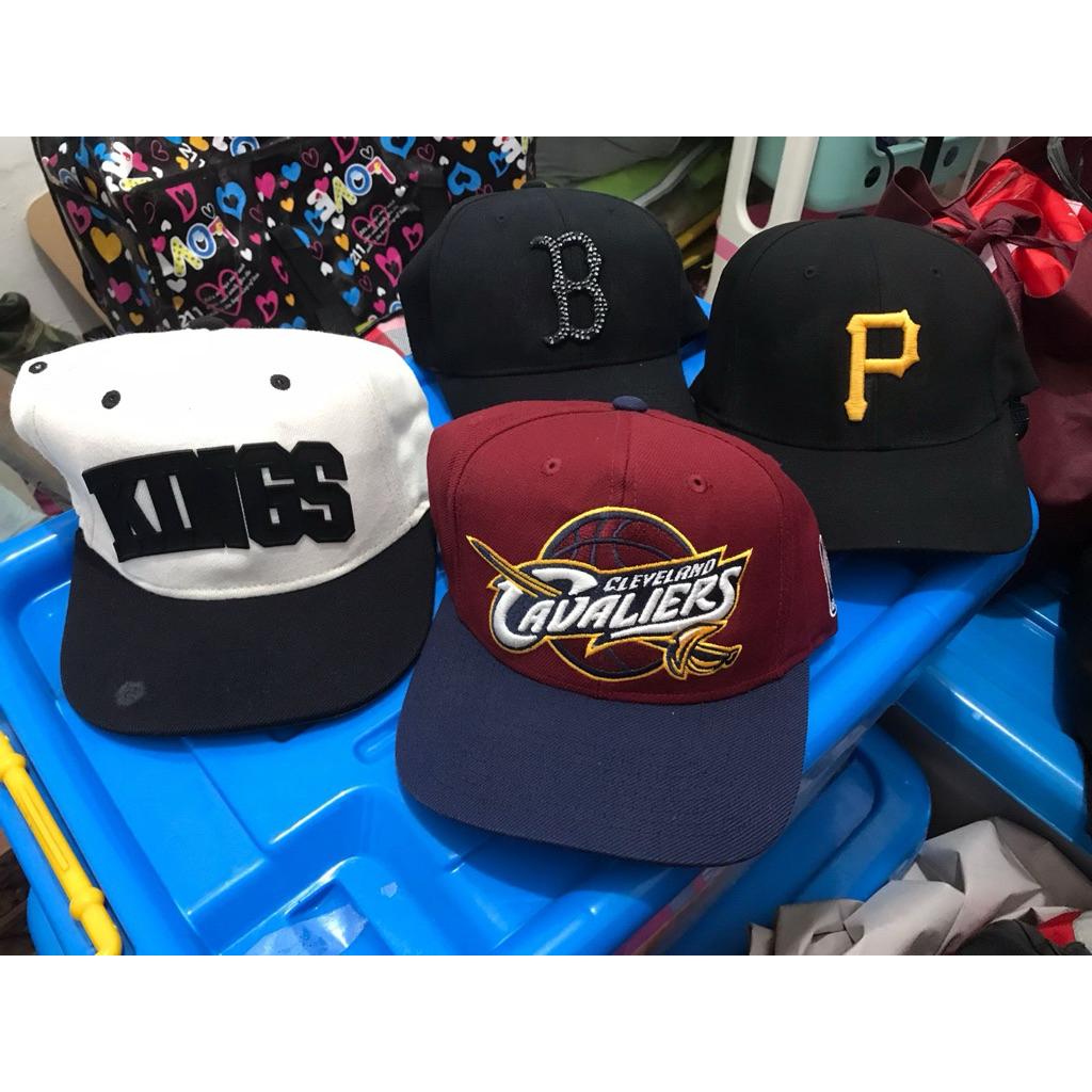 preloved mitchell&ness nba mlb topi snapback & build up