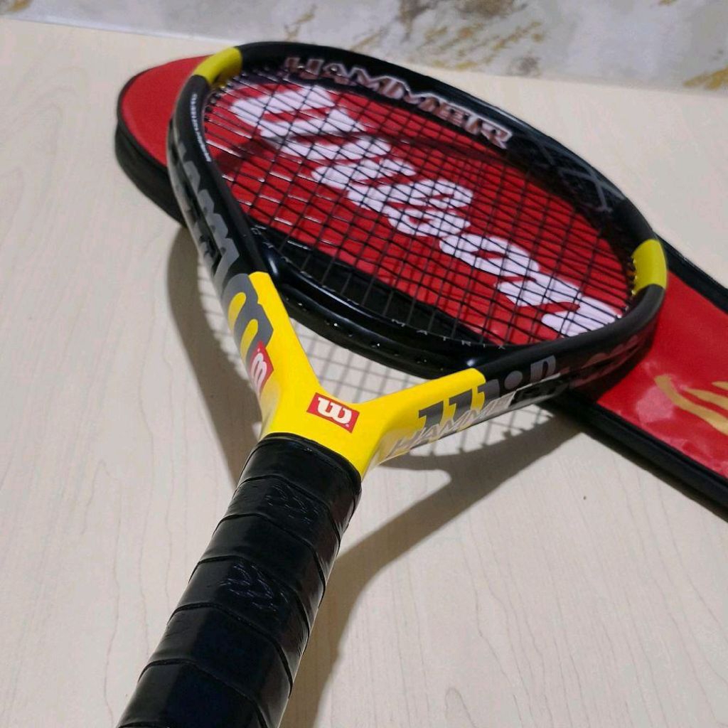 Raket Tenis Hammer Buat Pemula Wilson Hammer Carbon Matrix Ada Tas Free Gripe