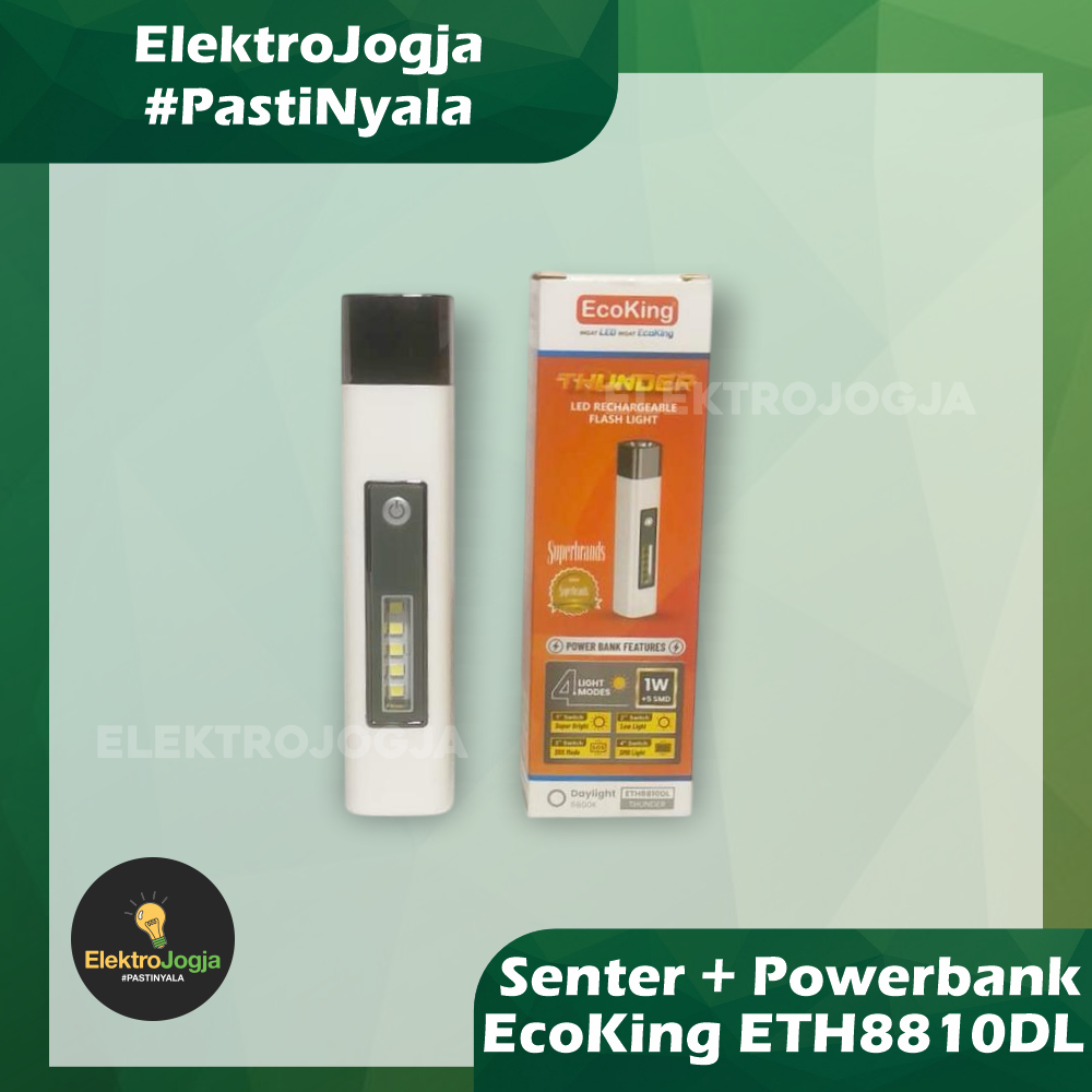 Senter Powerbank EcoKing Thunder ETH8810DL