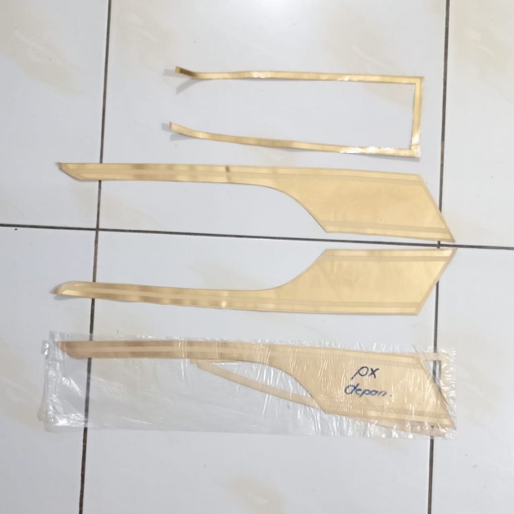 Stiker variasi box tepong samping Vespa px ps exclusive pxe excel
