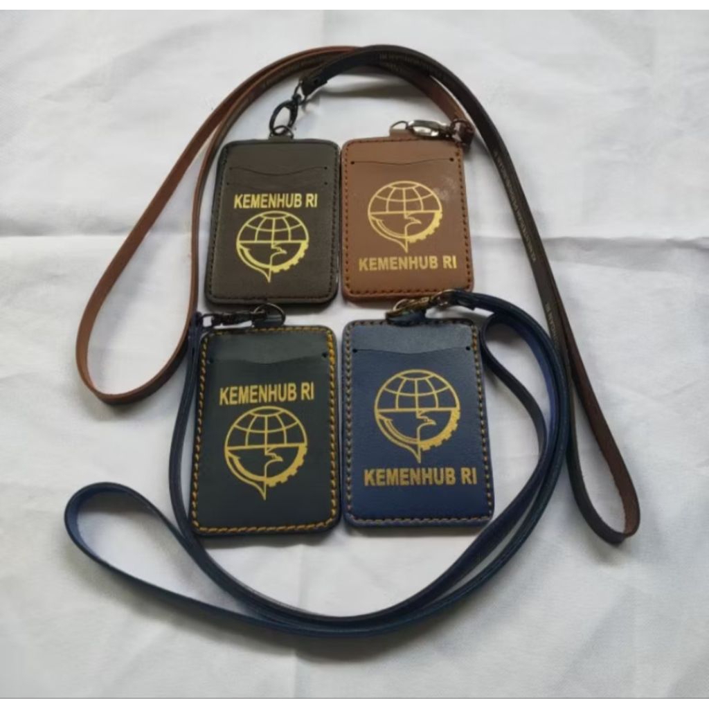 Lanyard Kemenhub RI / Lanyard Kulit Kemenhub / Lanyard Kemenhub / Atribut PDH Kemenhub / Atribut Din