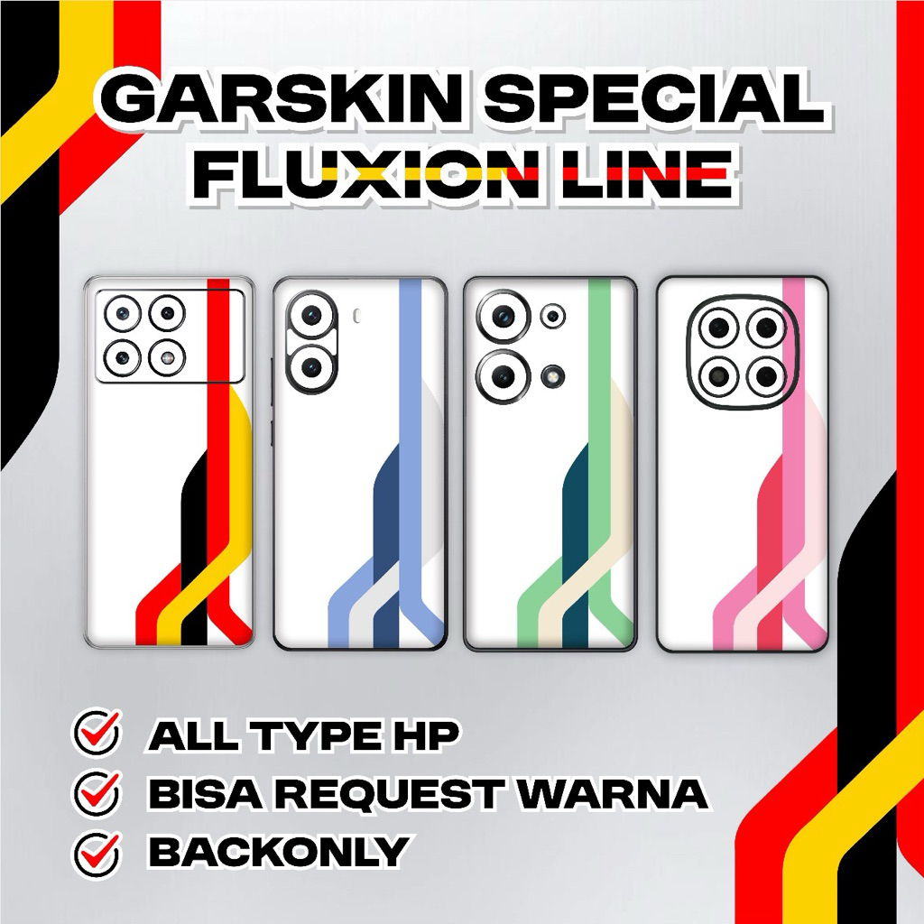 Garskin Ponsel Special Skin Fluxion Line All type hp