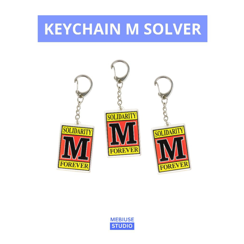 KEYCHAIN SOLIDARITY FOREVER |Gantungan kunci M SOLVER