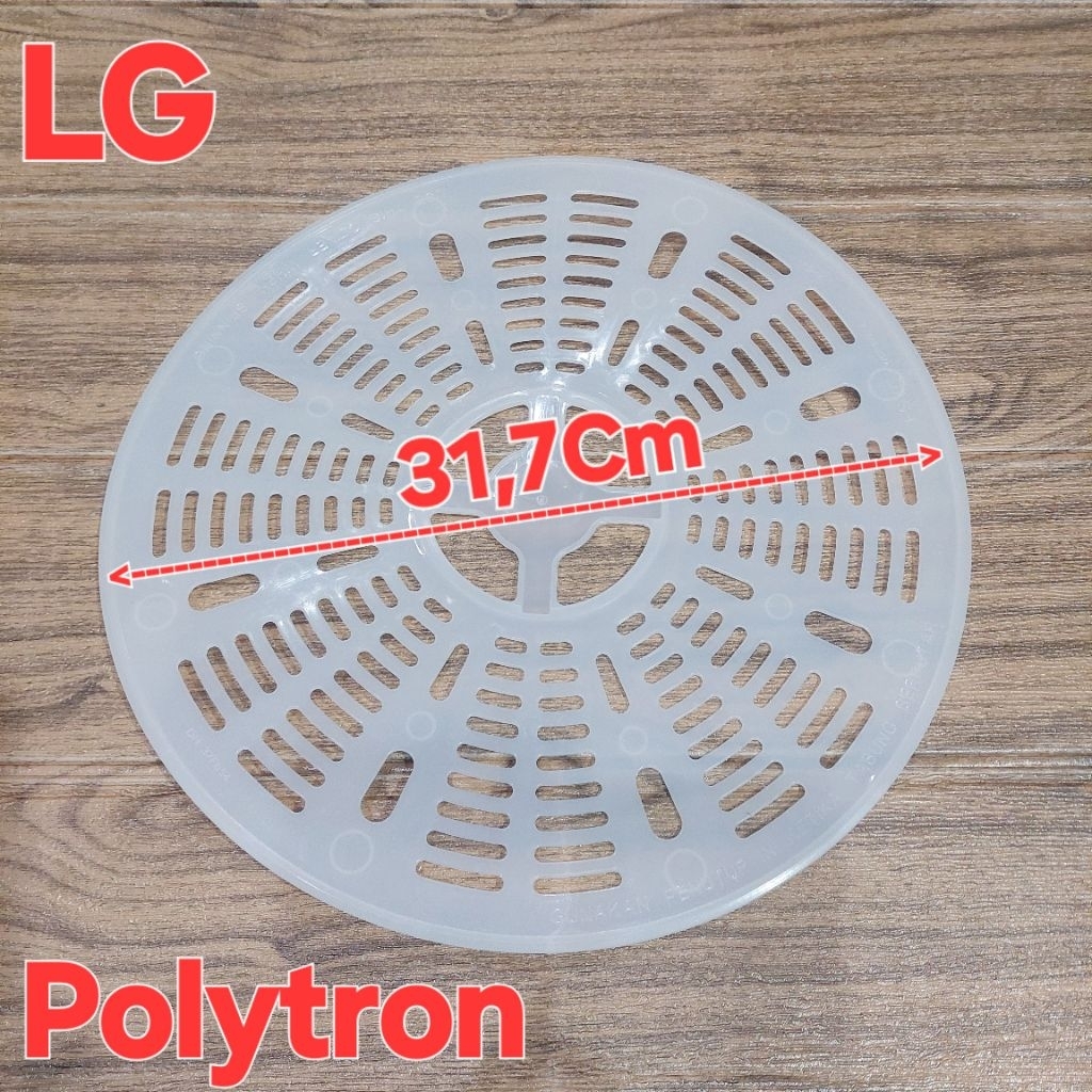 LG Polytron tutup pengering mesin cuci 2 tabung kapasitas 14kg