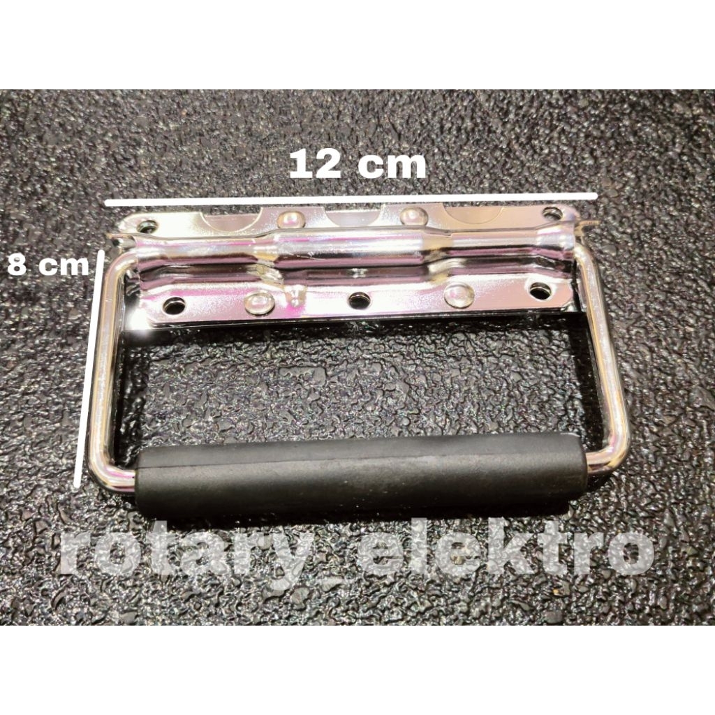 HANDLE TEMPEL HARDCASE SILVER & HITAM