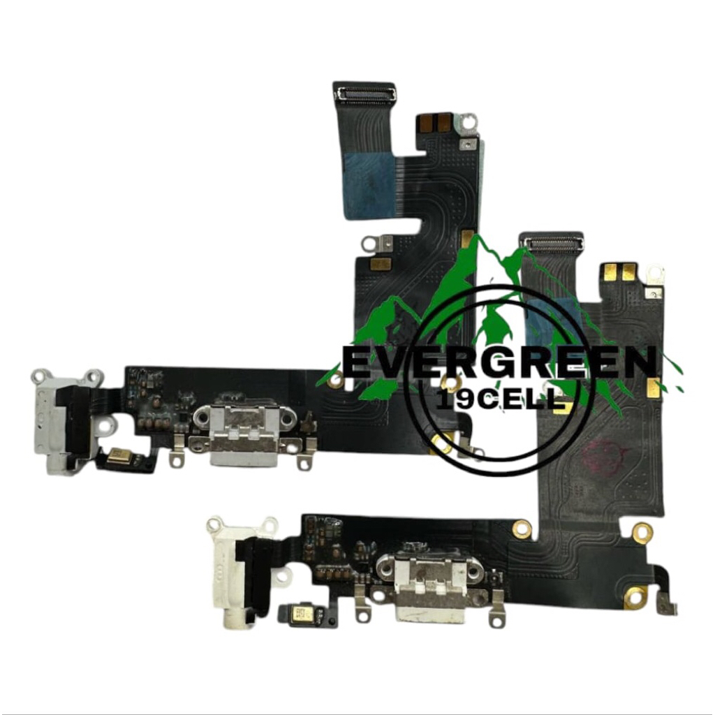 PAPAN PCB KONEKTOR CHARGER IPHONE 6 PLUS ( putih ) ( gray ) KONEKTOR CAS IPHONE 6PLUS