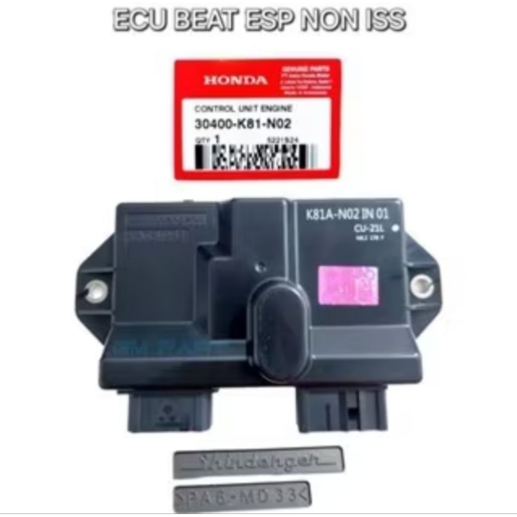 Ecu Beat Esp Non Iss Shindengen 30400K81N02