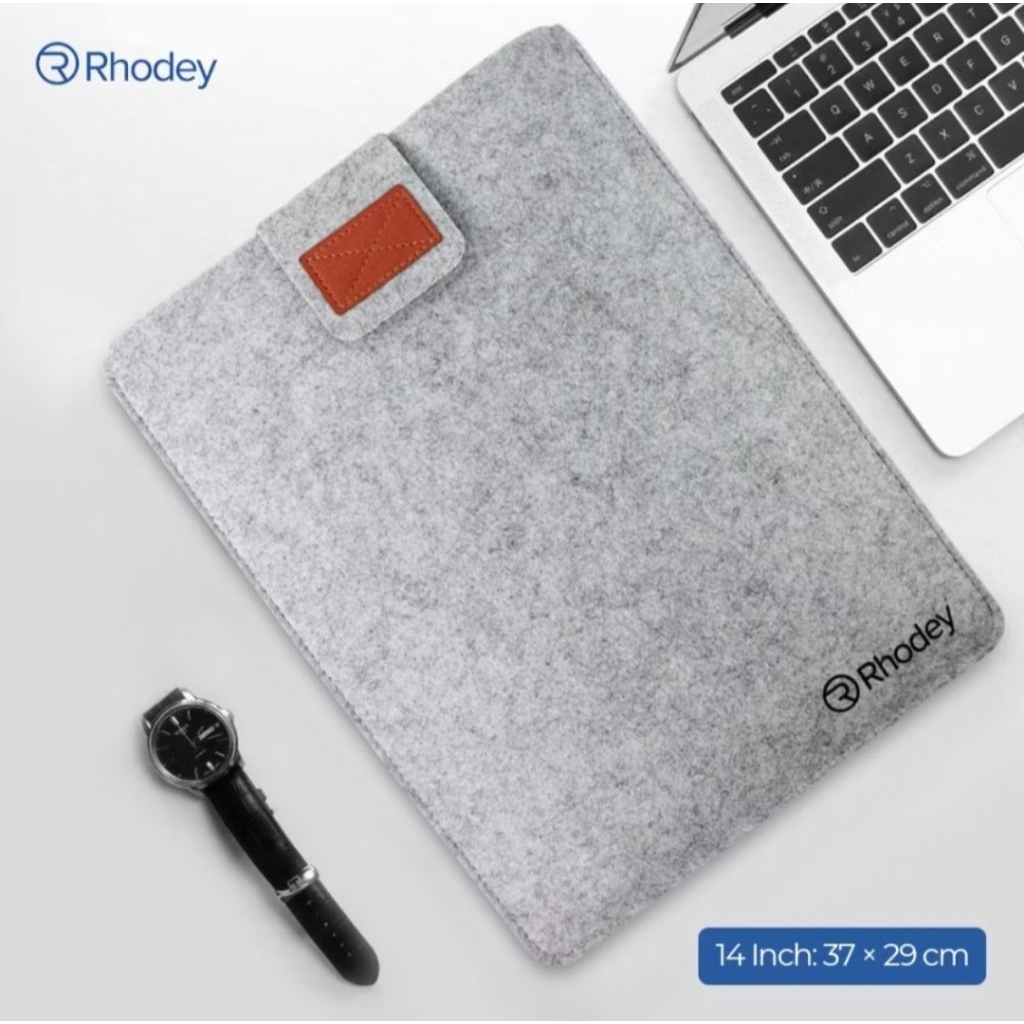 Tas Laptop Sleeve Case Laptop Tablet Macbook/ Asus/ Lenovo/ HP/ Acer Soft ProtectionFelt14Inch