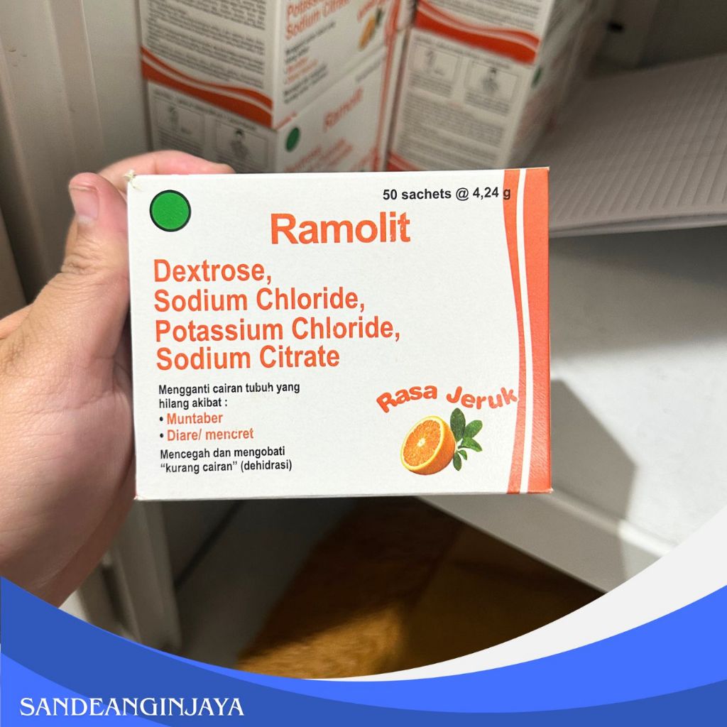 Ramolit – Oralit Rasa Jeruk – Larutan Pengganti Cairan Tubuh