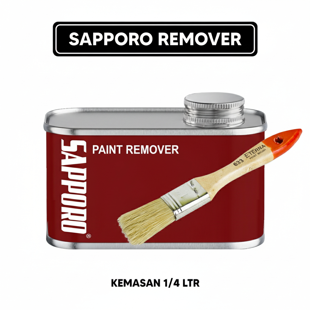 Paint Remover Sapporo + kuas 1in