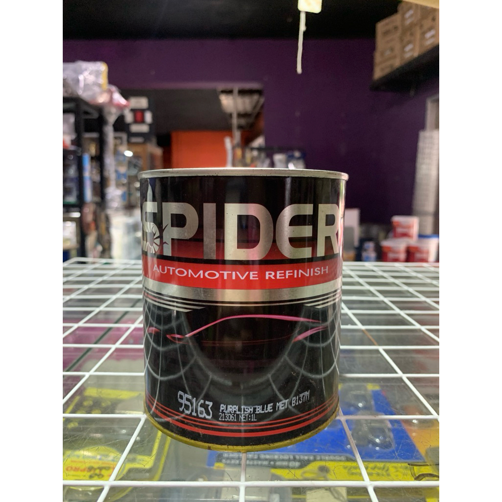 Cat Spider 1kg Metallic Polyurethane Candytone/Spider Automotive Refinish Purplish Blue Metallic 1Li
