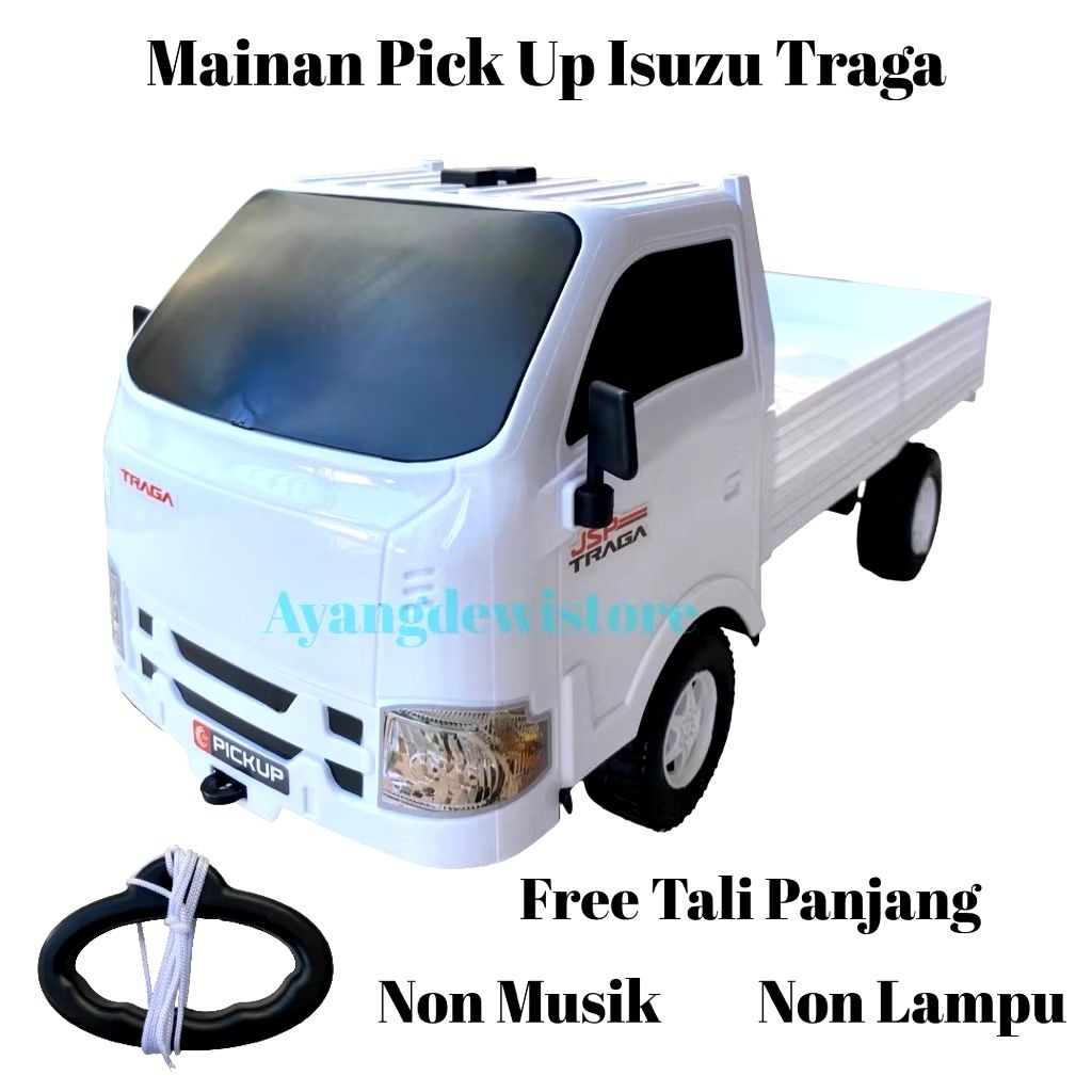Mainan Mobil Pickup Izusu Traga Tanpa Lampu dan Musik Ukuran Besar