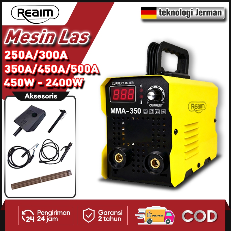 Reaim Mesin Las solder listrik mesin las mesin las MMA 250 IGBT 450 - 2400 watt