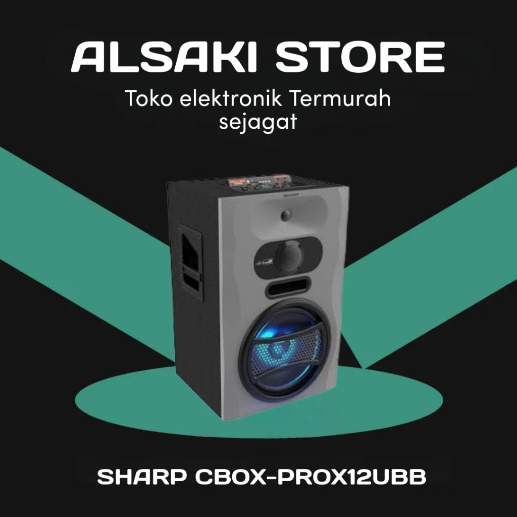 SHARP SPEAKER AKTIF PRO X SERIES CBOX-PROX12UBB