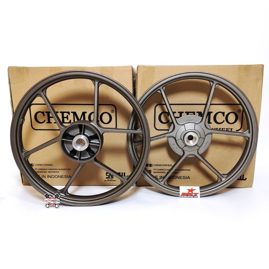 Velg BRT CHEMCO Racing 160 RING 17 PNP HONDA SONIC / CB150R / CBR 150R / SUPRA GTR 150 Double Disc