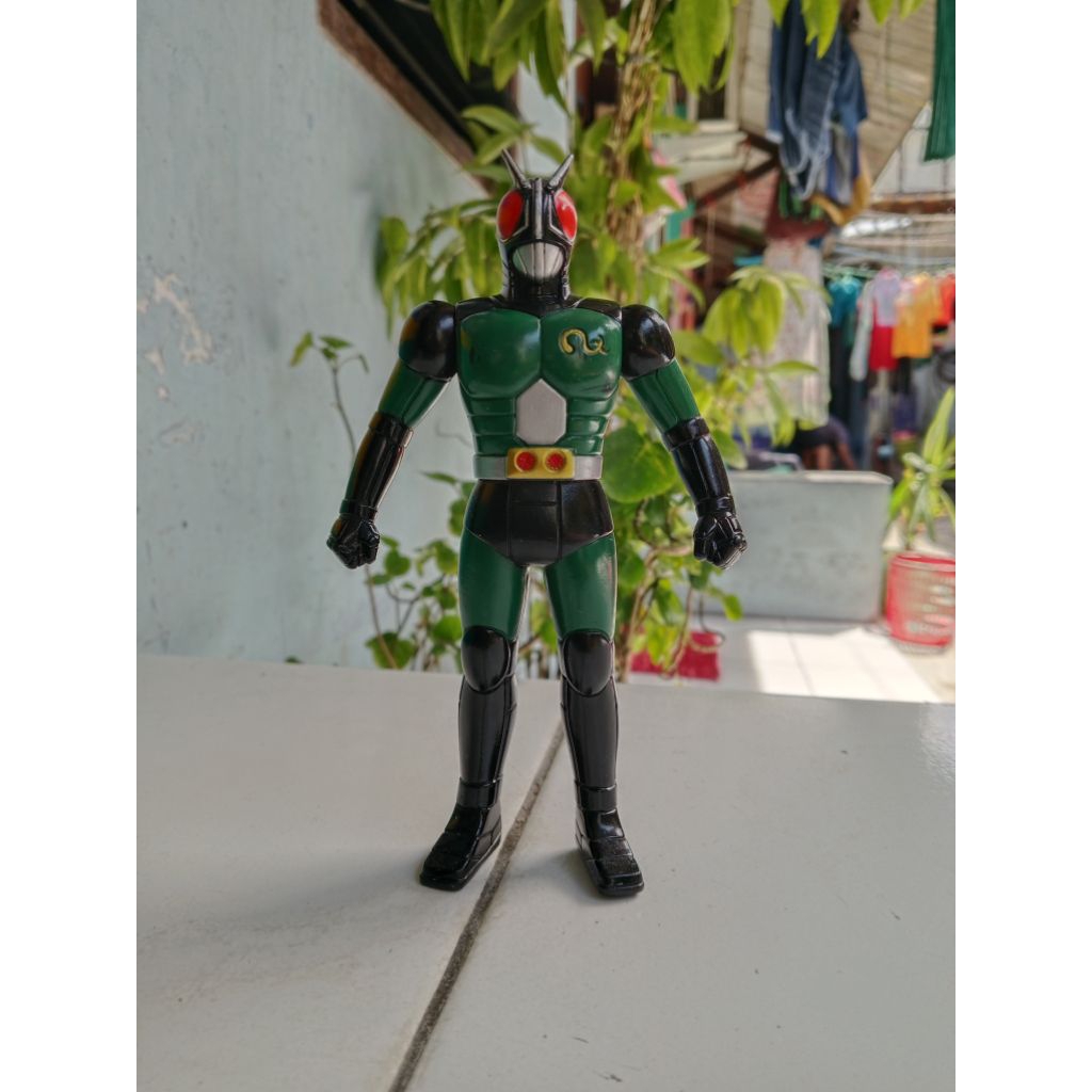 rhs kamen rider black rx tinggi -+17cm ori bandai japan 1988
