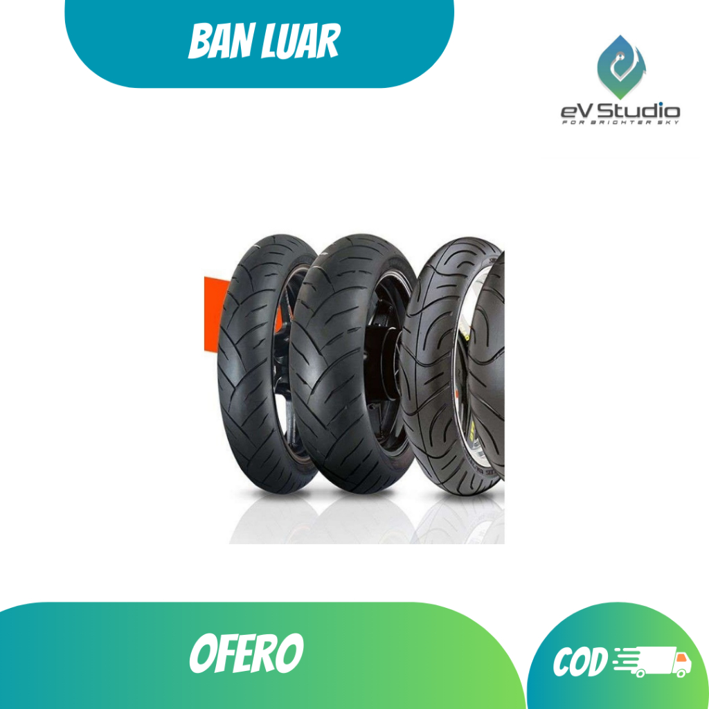 BAN LUAR DEPAN MOTOR LISTRIK OFERO / BAN LUAR DEPAN SEPEDA LISTRIK OFERO / BAN LUAR 3.00 RING 10 TUB
