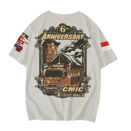 Ready Stock Kaos Truck Cmic Anniversary Kudus 6Th Kaos Truck Mania Kaos Distro Truck Mania Cmic Indo