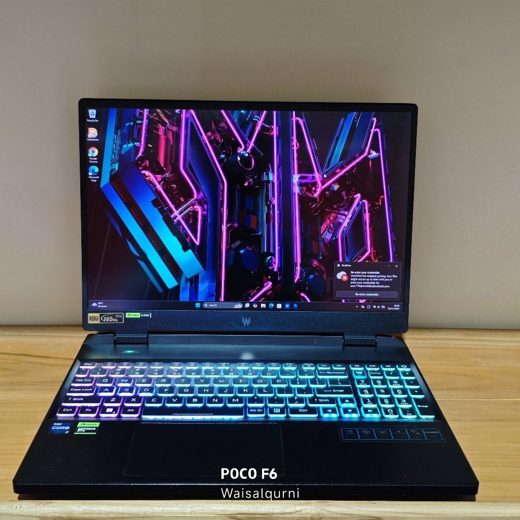 Acer Predator Helios Neo 16 i7 13700HX RTX 4060 Garansi resmi laptop gaming editing render arsitek