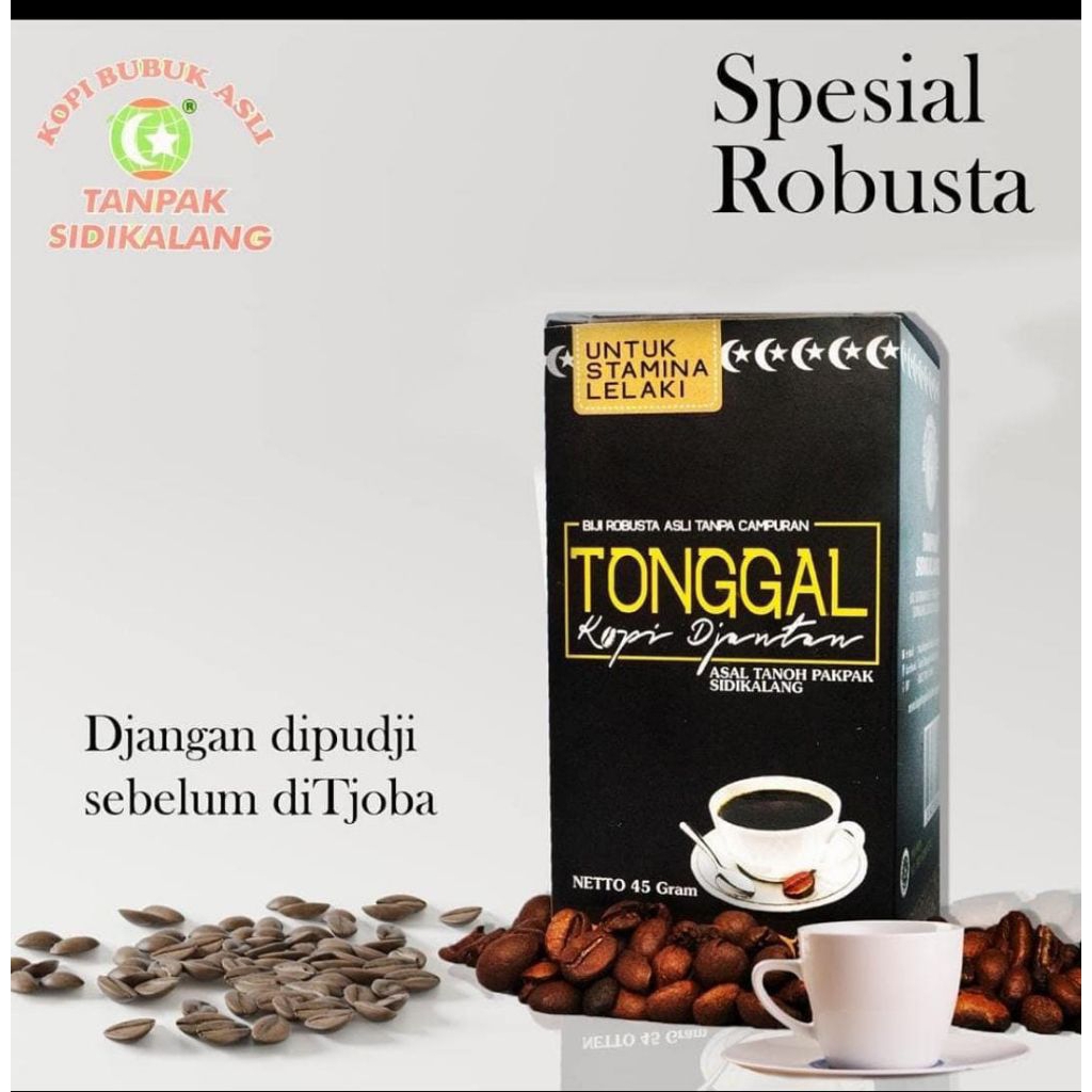 50gr & 100gr Kopi Tonggal Kopi Joss Tanpak Sidikalang Kopi Stamina Pria Asli Tonggal Kopi Tanpak