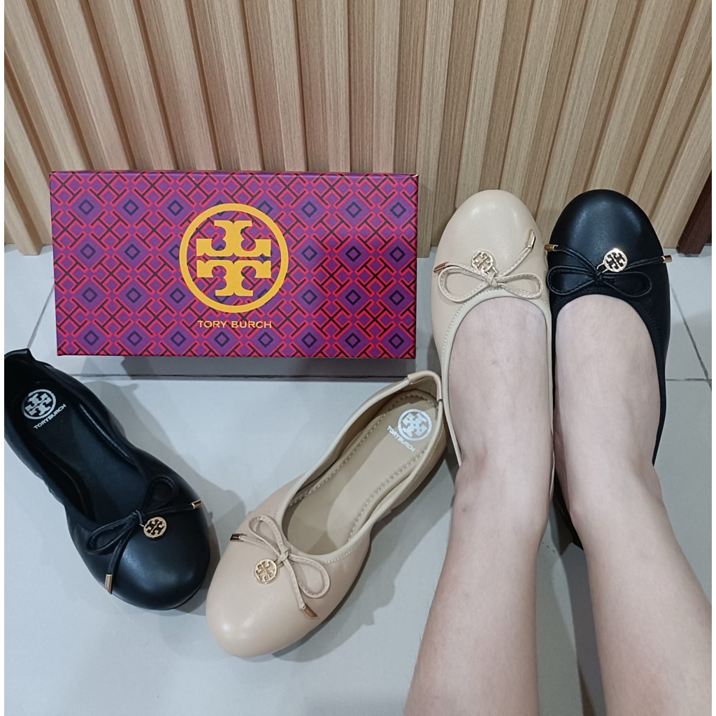 sepatu flat shoes wanita TB kulit domba