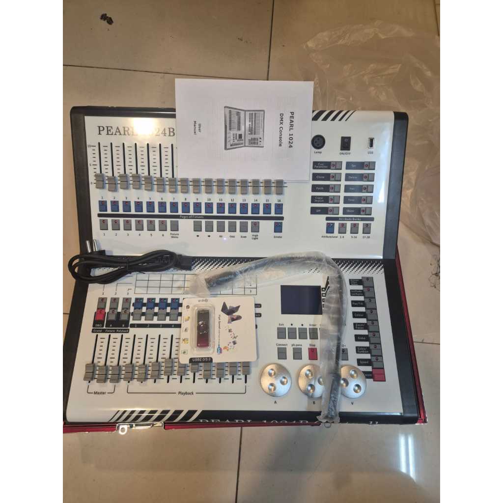 Mixer Lampu Pearl 1024B Dengan DMX 512 Channel