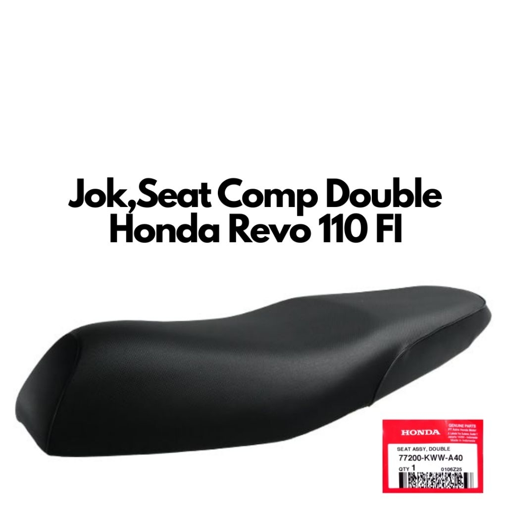 [AHM] Jok, Seat Comp Double Honda REVO 110FI, Kode Part : 77200-KWW-A40