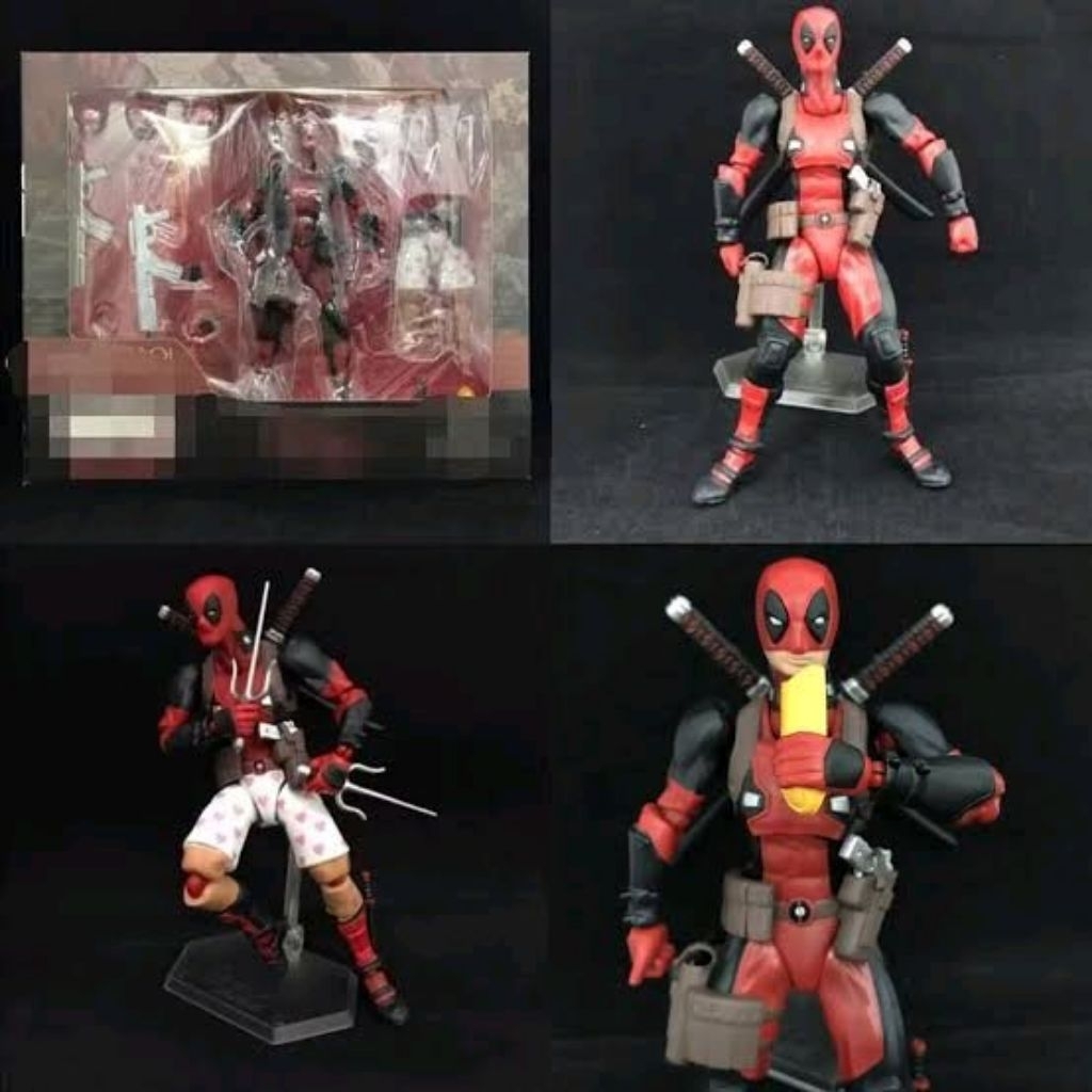 figure deadpool figure marvel deadpool figma figure x-men figure x- force figure deadpool with pizza
