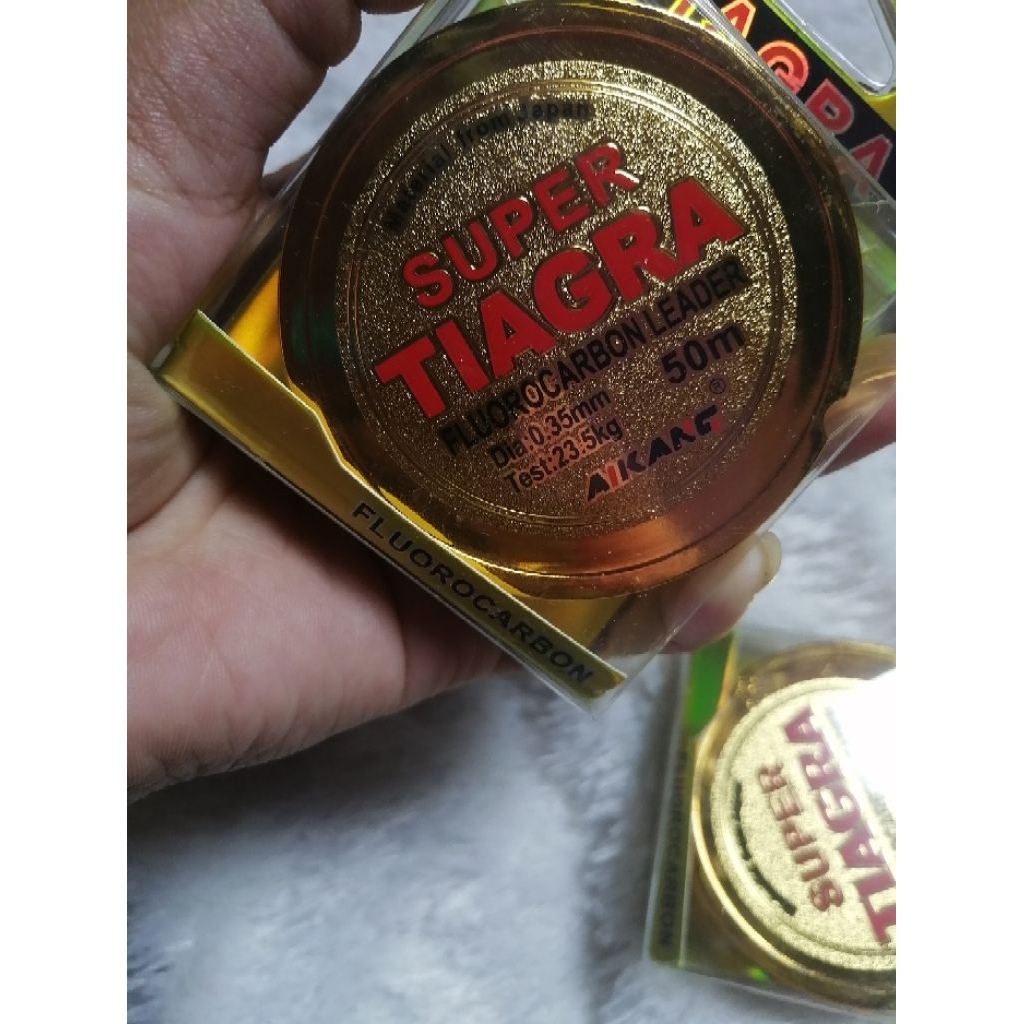 Senar Leader SUPER TIAGRA 50M – Fluorocarbon Kuat, Banyak Ukuran (0.16–0.40 mm)