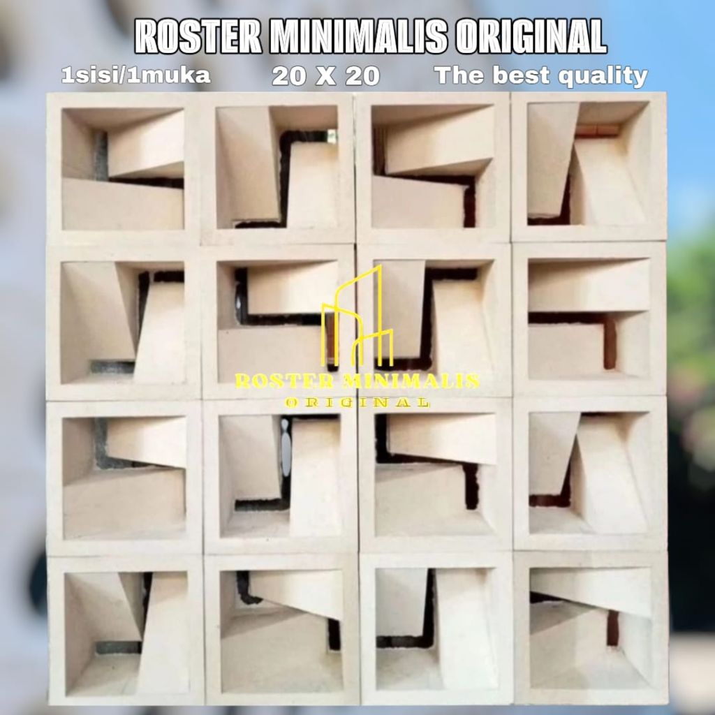 Roster beton minimalis/roster minimalis/roster beton 2 muka/roster beton 2 sisi/roster/roster lubang